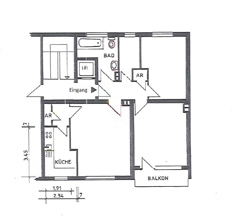 RECO Immobilien Grundriss