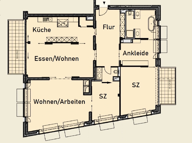 RECO Immobilien Grundriss