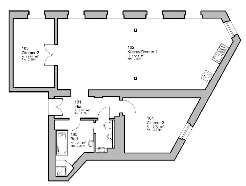 RECO Immobilien Grundriss
