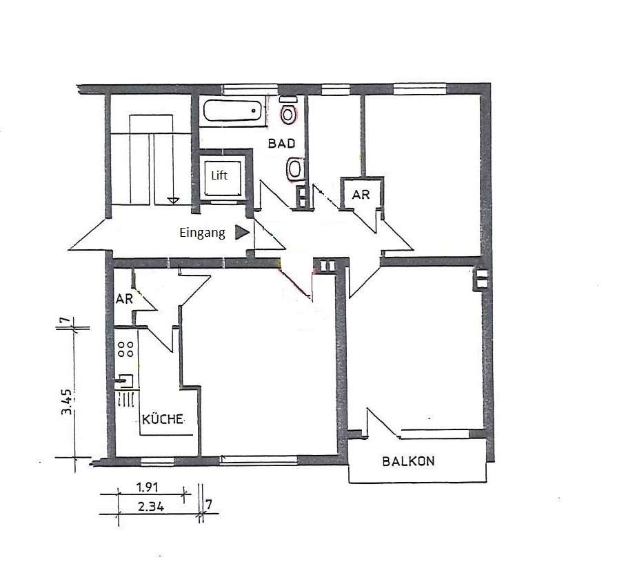 RECO Immobilien Grundriss