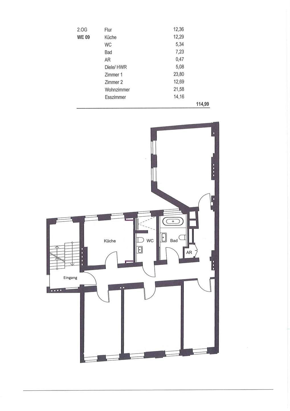 RECO Immobilien Grundriss